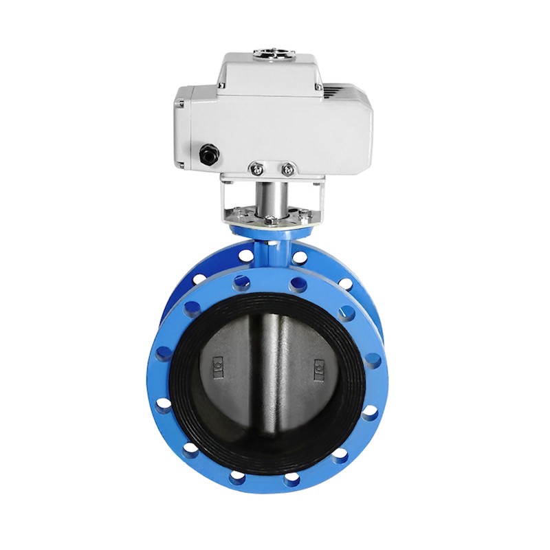 Electric Flanged Butterfly Valve