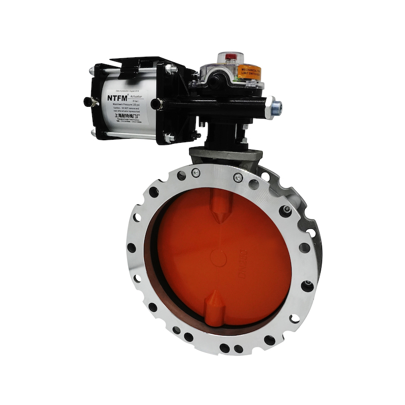 Pneumatic Dust Butterfly Valve