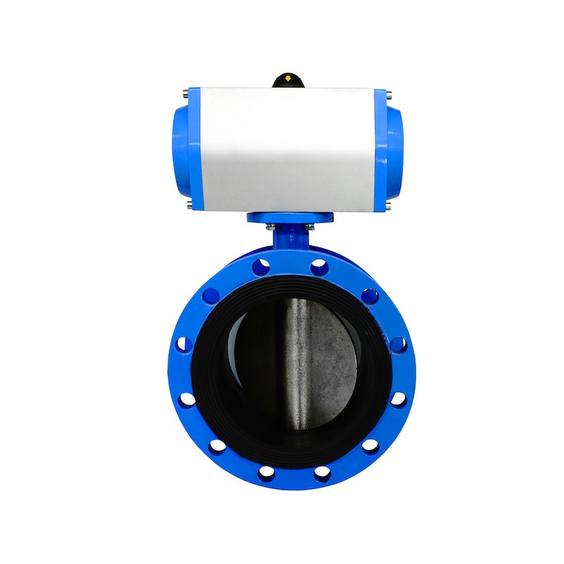 Pneumatic Flanged Butterfly Valve